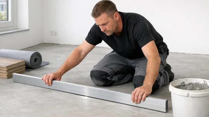 Is egaliseren nodig bij klik PVC?